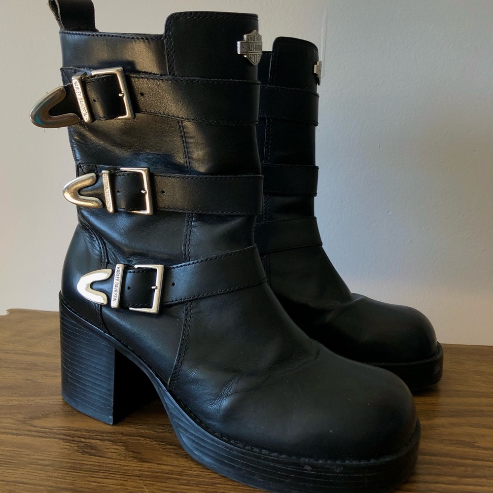 HARLEY-DAVIDSON LEATHER BOOTS